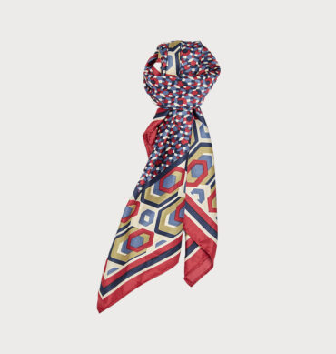 Geometric print Scarf